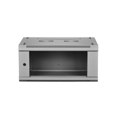 China Durable And High Quality SPCC 6u 18U Single Section Wall Rack Network Mount Cabinet for sale