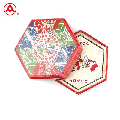 China Custom Paper Special Shaped Around Playing Cards for sale