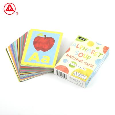 China New high quality popular style of paper, standard flash card alphabet printing services for sale