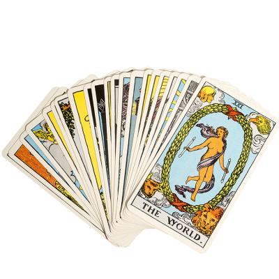 China 100%plastic manufacturing paper tower custom printing tarot cards for sale