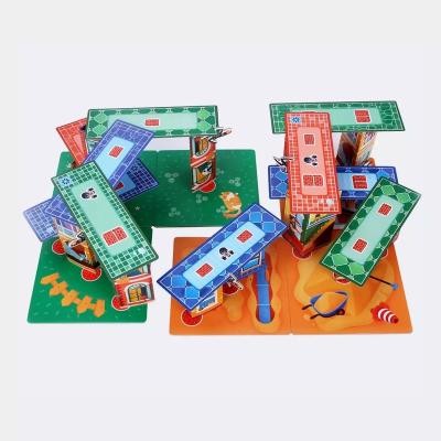 China Board Game Paper Maker Kids Educational Flash Cards Kids Learning Game Cards for sale