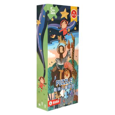 China Cartoon Toy Hot Selling Manufacturers 96 pieces playing puzzles for kids for sale