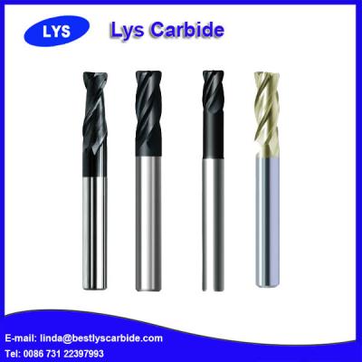 China 4 flute solid carbide R general end mills for sale