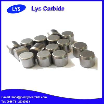 China Cemented carbide buttons & inserts for mining tools P types flat top button for sale