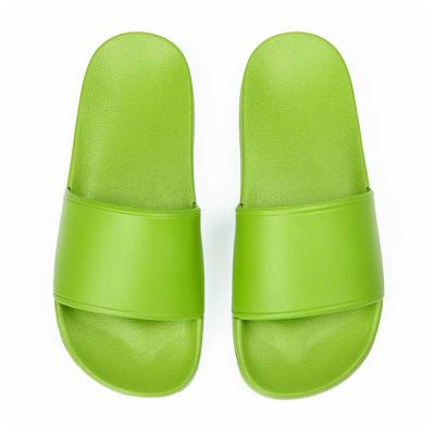 China Fashion Trend High Quality PVC Empty Slippers With Logo Designer Unisex Beach Slippers Bathroom Sandals Summer Flat for sale