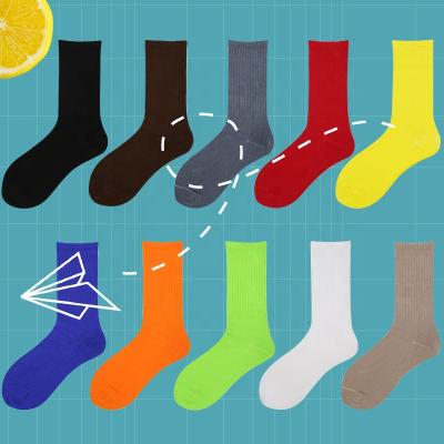 China Wholesale Sporty Muti Color Mens Sports Boots Logo Custom Knitted Socks For Women Fashion Personal Design Pattern Socks for sale