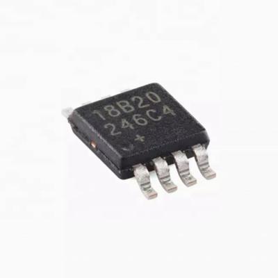 China DS18B20U+T&R DS18B20U+T&R MSOP-8 programmable temperature sensor ic DS18B20U+T&R for sale