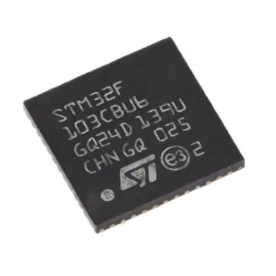 China MCU/MPU/SOC singlechip STM32F103CBU6  UFQFPN-48 32BIT 128KB FLASH MCU/MPU/SOC singlechip for sale