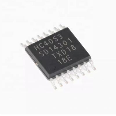 China 3-channel 2-channel analog multiplexer 74HC4053PW TSSOP-16 analog multiplexer chip 74HC4053PW for sale