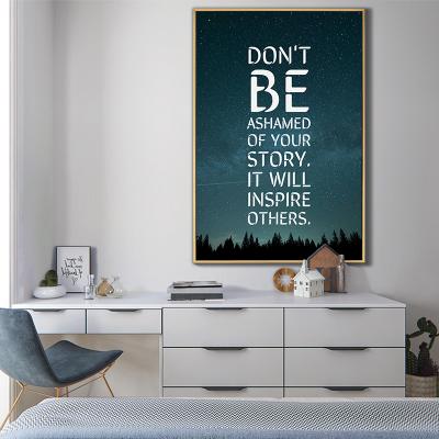 China Modern Home Office Decoration Art Canvas Prints Painting For Inspirational Posters Motivational Pictures for sale