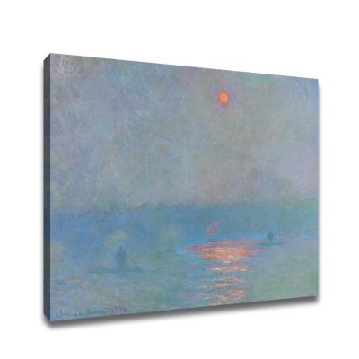 China Claude Monet Impressionist Famous Art Painting Impressionist Folded Canvas Wall Picture Cuadros Decoration for sale