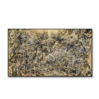 China Canvas Art Giclee Wall Painting of Jackson Pollock Reproduction Digital Print of Abstract for sale