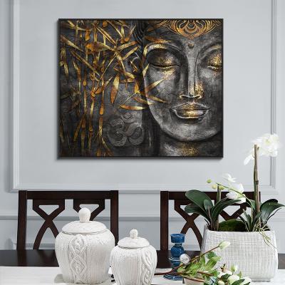 China Abstract Lord Buddha Religion Artwork Canvas Painting Wall Decor Religion Print Picture for sale