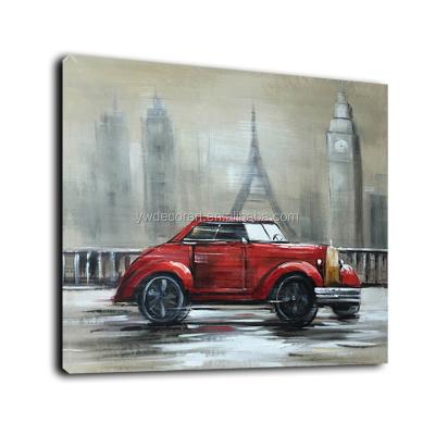 China Modern Original Car Picture Art Oil Painting Handmade Wall Paintings For Living Room Wall for sale