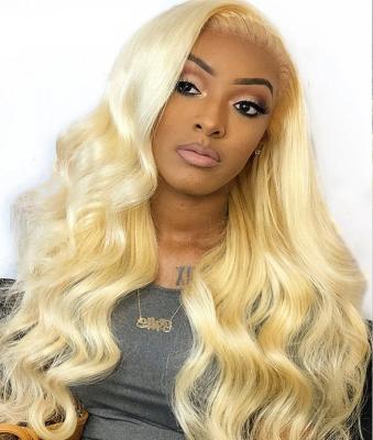 China Beaufox Body Wave 613 Indian Human Hair 613 Wig Virgin Curly Blonde Transparency Lace Front Human Hair Wig Raw Curly Wig 613 for sale