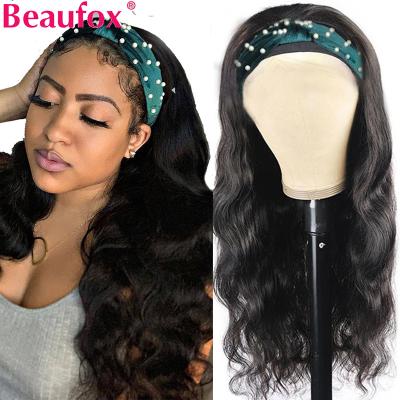 China Beaufox Body Wave 1B 30 6inch Curly Hair Wigs 100% Body Wave Short Curl European Fine Wavy Pure Hair Wigs For Black Women for sale