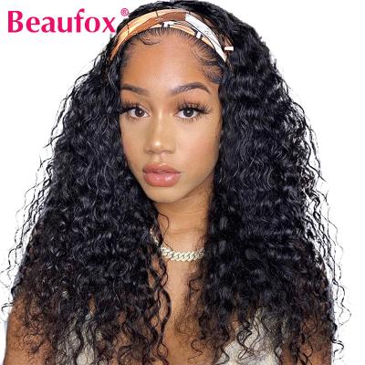 China Best Selling Water Wave Water Wave Headband Xuchang Hair Wigs Styled Whole Wigs Cheapest Selling Asian Hair Shortened Hair Wigs for sale