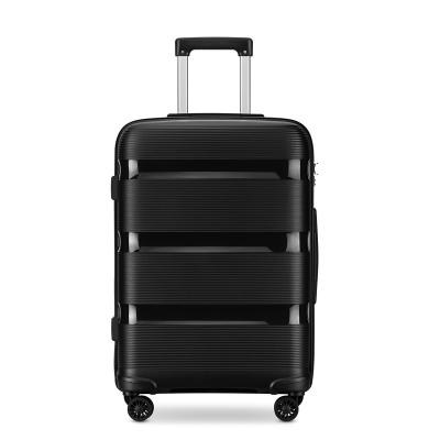 China PP Best 3pcs PP Luggage Set New Style Plastic Trolley Luxury Luggage for sale