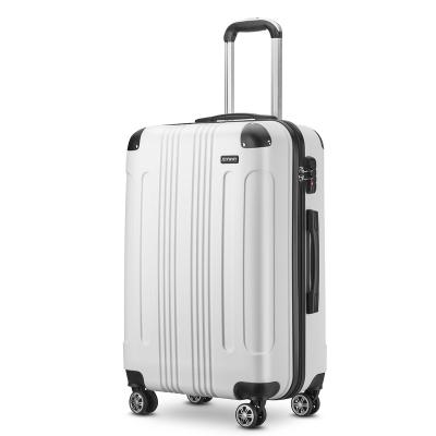 China ABS 3 Piece Set 20/24/28 Inch ABS 8 Wheel Spinner Luggage for sale