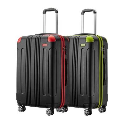 China Travel Bottom Good Quality Supplier Environmental Friendly ABS 3 Piece Luggage Moving Set for sale