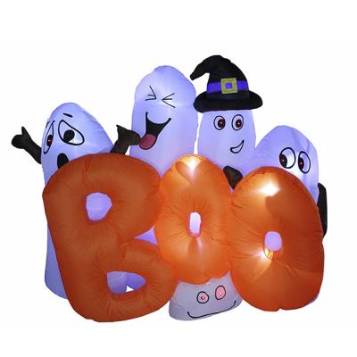 China Holiday Decorations 6FT Halloween Theme Inflatable Animated Balloon Ghosts For Sale for sale