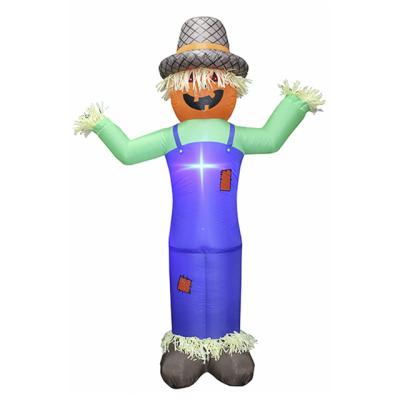 China Holiday Decorations 7.5FT Customized Inflatable Scarecrow Model For Outdoor Events Decoration for sale