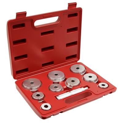 China 10pcs Axle Bushing Aluminum Wheel Bearing Universal Race and Seal Removal Install Driver Master Tool Set Supporting Installer and Remover for sale