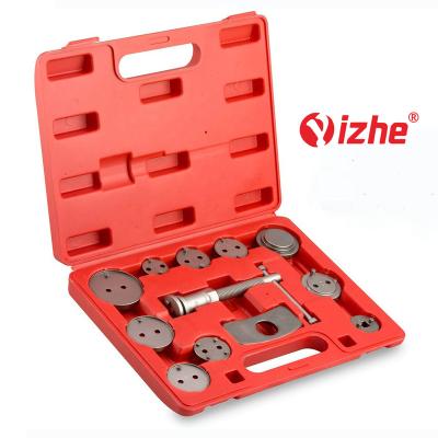 China Universal 12 Pcs Disc Brake Gauge Wind Back Tool Kit Front And Rear Brake Piston Compression Tool for sale