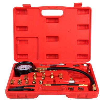 China Universal Fuel Injector Tester Pressure Gauge TU-114 Gasoline Tester Fuel Pressure Gauge Tester Injection Pump Kit Tool for sale