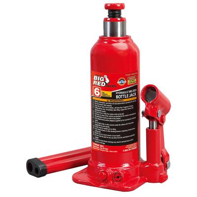 China Garage 6 Ton Welding Hydraulic Bottle Car Jack/Hydraulic Bottle Jack with CE/GS for sale