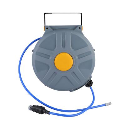 China Rewindable 3/8 heavy duty in. x 50ft Air Hose Water Plastic Auto Wall Hose Reel Included Reel High Pressure Auto Retractable Plastic Air Hose Reel for sale