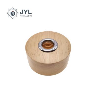 China Antibacterial Wooden Perfume Cap , Moistureproof ISO9001 Bottle Cap Wood for sale