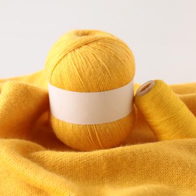 China Anti-pilling Long High Quality Mink Velvet Yarn Soft Warm Plush Candy Color Hand Knitting Scarf Sweater Yarn For Autumn Winter for sale