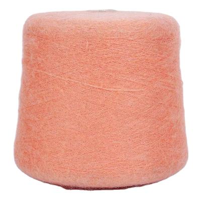 China Anti-pilling mohair velvet soft woolen yarn for hand knitting long plush woolen crochet yarn for autumn winter luxury for sale