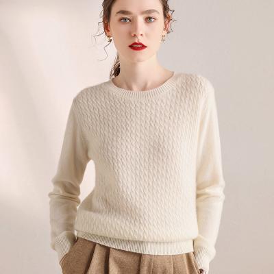 China Custom 100% Pure Cashmere Women's Breathable Sweater Pullover Winter Knit Half Turtle Neck Wool Cashmere Sweater for sale