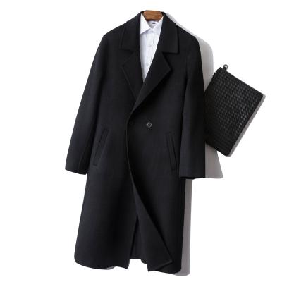 China Fashion Thick New Winter Woolen Coat Wholesale Men's Breathable Wool Coat for sale