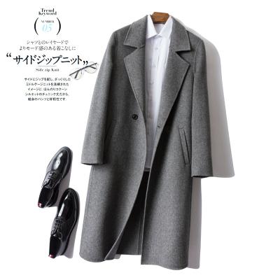 China 2020 New Autumn Winter Men's Wool Coat Casual Mid Length Men'S Breathable Wool Coat for sale