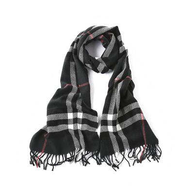 China 2020 Cashmere Fashion Striped Custom Knit Winter Cashmere Scarf Wool Scarf for sale