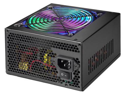 China High Quality Competitive Desktop Gaming RGB APFC 80plus Atx Power Supply For Computer Case for sale