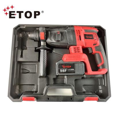 China Wholesale high quality XH-2601 electric cordless hammer/ETOP 21V new arrival lithium battery electric hammer for sale