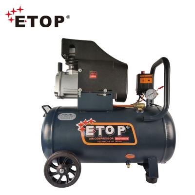 China ETOP lubricated quality 50liter-2hp gasoline hot selling premium air compressor for sale