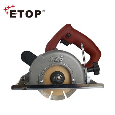 China ETOP Large Portable Bridge Cutter Marble Block Cutter Machine Electric Power Machines Intelligent Electronic Marble Cutter 1600W Circular Saw for sale