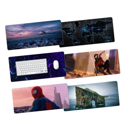 China HOT Personalized Custom Anime Natural Rubber Keyboard Pad Mat Sublimation Logo Mouse Pad Gaming Mouse Pad for sale