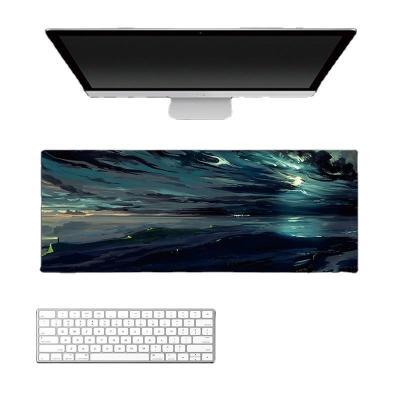 China Art Strata Liquid Gaming Mouse Pad Programmable Keyboard Mousepad PASSIONATE Large Anti-Slip Comfortable Mouse Pad for sale