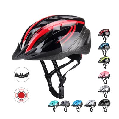 China Compounds Girl Protection Tinted Visor Tail Light Mtb Bike Cycling Helmet Detachable Helmet for sale