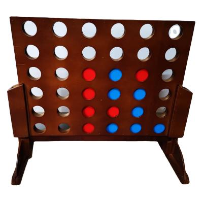 China Wooden LANDER-MAN Outdoor Fun Connect 4 Smart Game Board Games Outdoor Games for sale