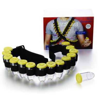 China Bar LANDER-MAN Games Shooting Drinking Belt with 14 Bullet Shooting Cups Shot Games Drinking Games for sale