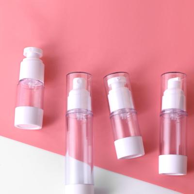 China 30ml 4oz 200ml Eco-friendly Recyclable Cosmetic Luxury Unique Empty White Airless Pump Bottle for sale