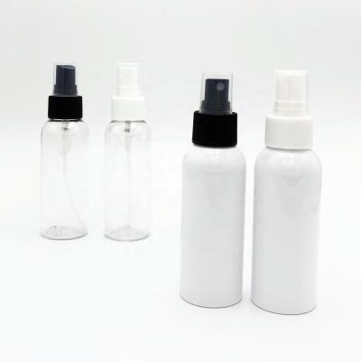 China Outdoor 60ml Recyclable Portable Travel Recycled Mist Spray Bottle Cosmetic PET Mini Plastic Spray Bottle for sale