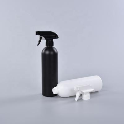 China Hot Product 500ml 17oz HDPE Empty Plastic Trigger Spray Bottles With 28/410 Neck Finish Trigger Sprayer for sale